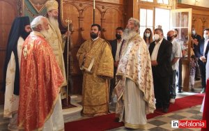 Ντομάτα: Θεία Λειτουργία προς τιμήν του Ιερομάρτυρα Πατριάρχη Γρηγορίου Ε&#039; (εικόνες)