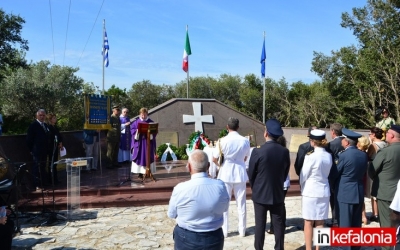 Τίμησαν την μνήμη των πεσόντων της Ιταλικής μεραρχίας AQUI στην Κεφαλονιά (εικόνες + video)