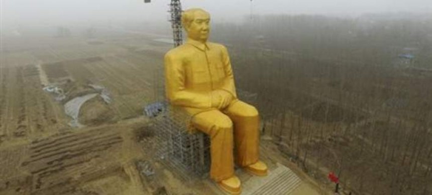 Στήνουν κολοσσιαίο άγαλμα του Μάο -Χρυσό, ύψους 36 μέτρων [εικόνα]