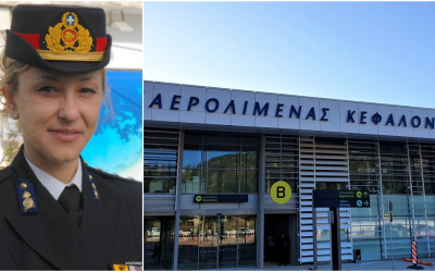 Η Θεοδώρα Γόντικα νέα διοικητής της Πυροσβεστικής Υπηρεσίας Αεροδρομίου Κεφαλονιάς