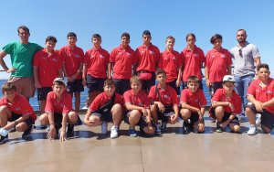 NOA: Στην Πάτρα η ομάδα πόλο για να συμμετάσχει στην Α&#039; φάση του Πρωταθλήματος Υδατοσφαίρισης Παίδων (εικόνες)