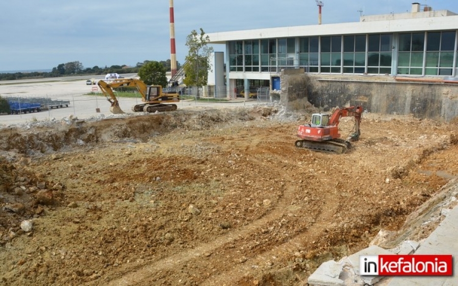 Προχωρούν οι εργασίες επέκτασης και αναβάθμισης του αεροδρομίου Κεφαλονιάς (εικόνες)