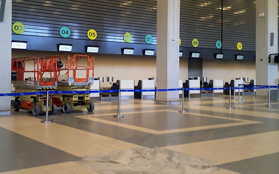 Άλλαξε όψη ο εσωτερικός χώρος του αεροδρομίου Ζακύνθου (εικόνες)