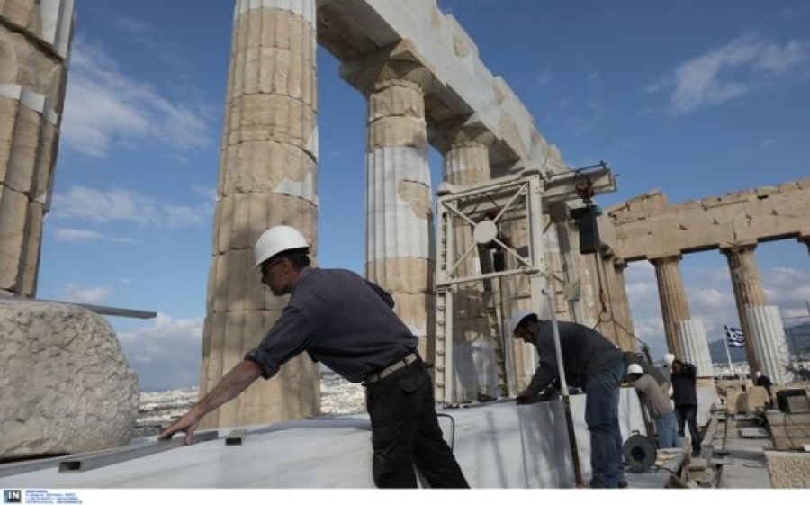 Δείτε φωτογραφίες από τα έργα συντήρησης στον Ιερό Βράχο της Ακρόπολης -Πού γίνονται παρεμβάσεις [εικόνες]