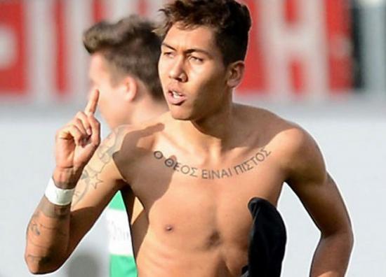 Ελληνικό τατουάζ «χτύπησε» Βραζιλιάνος ποδοσφαιριστής (ΕΙΚΟΝΑ)