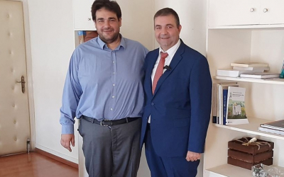 Ληξούρι: Συνάντηση Κατσιβέλη με τον Υφυπουργό Εσωτερικών Θεόδωρο Λιβάνιο