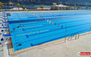 Δημοτικό Κολυμβητήριο Αργοστολίου: Τοποθετήθηκαν και οι βατήρες, ολυμπιακών προδιαγραφών! (εικόνες)