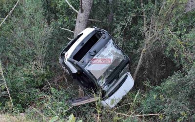 Σοβαρό τροχαίο ατύχημα στις Κεραμειές - Είχε Άγιο η οδηγός