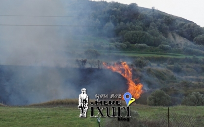 Αναψαν φωτιά με 9 μποφόρ! Πυρκαγιά στον κάμπο των Σουλλάρων (εικόνες)