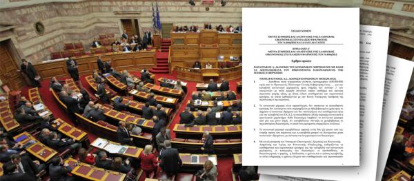 Βασικές ρυθμίσεις του πολυνομοσχέδιου που κατατέθηκε στη Βουλή