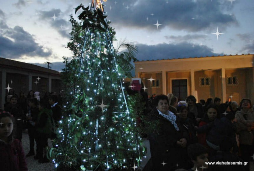 Άναψε το Χριστουγεννιάτικο Δέντρο στη Σάμη