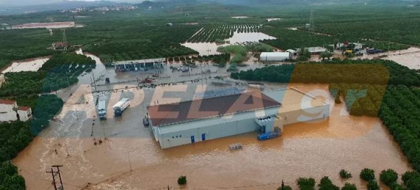 Πλημμύρισε η Λακωνία -Η δραματική διάσωση 25 ανθρώπων από σούπερ μάρκετ [εικόνες]