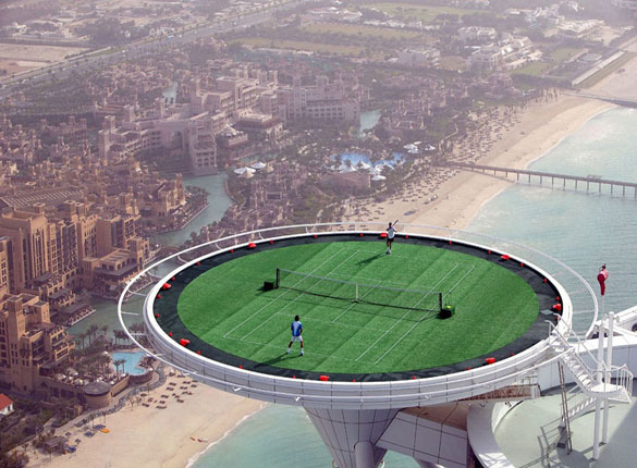 dubai burj al arab tennis