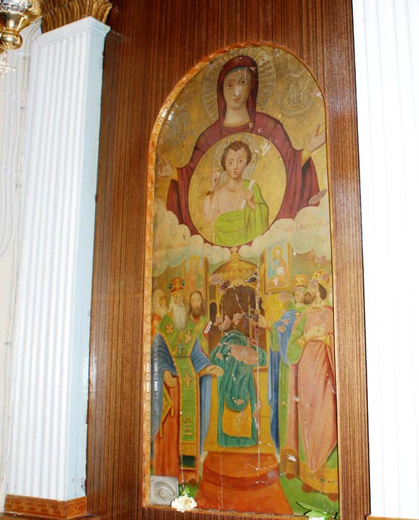 Η εικόνα που δείχνει την εσθήτα της Θεοτόκου-Αυτή είναι η πραγματική εικόνα της Παναγία των Βλαχερνών -Αννινάτα Κεφαλονιάς