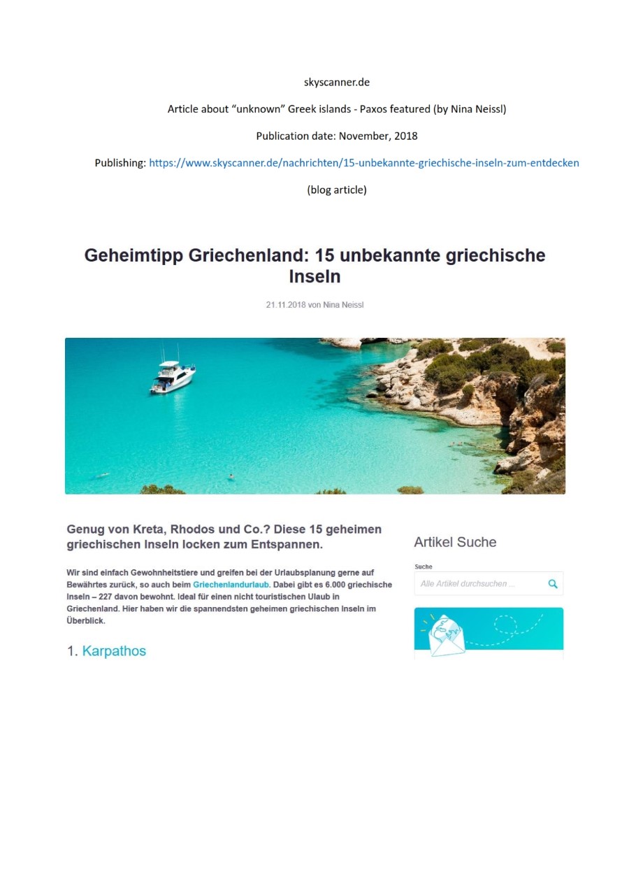 Holiday by Condor Summer 2018 clipping 002