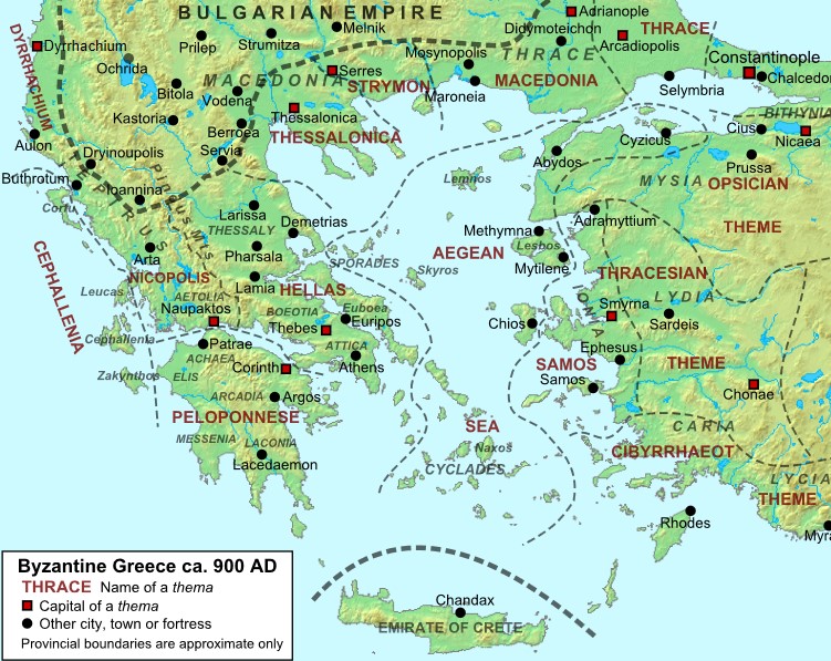 3. Θέμα Κεφαλληνίας ca. 900 AD