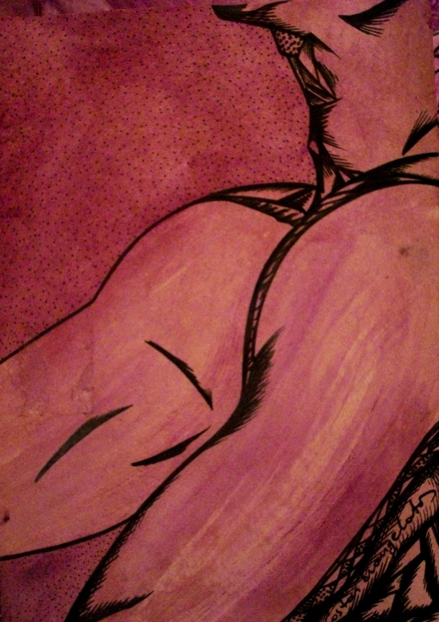 COSTAS EVANGELATOS DRAWING 1984