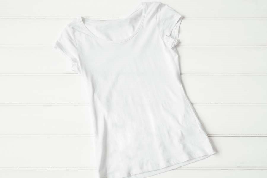 aspro gynaikeio tshirt