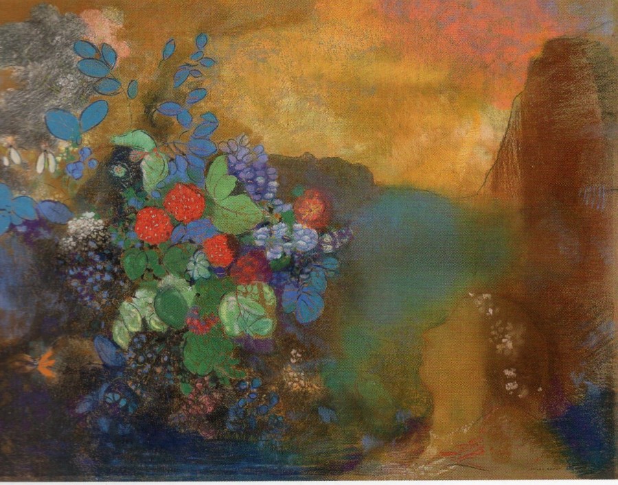 ODILON REDON Η ΟΦΗΛΙΑ ΑΝΑΜΕΣΑ ΣΤΑ ΛΟΥΛΟΥΔΙΑ ΠΑΣΤΕΛ 1905 8. THE NATIONAL GALLERY LONDON