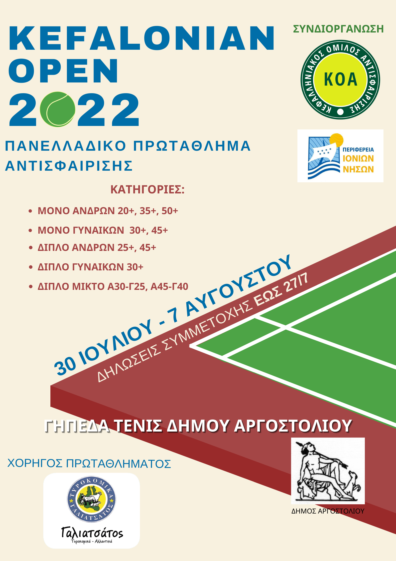 kefalonian open 2022