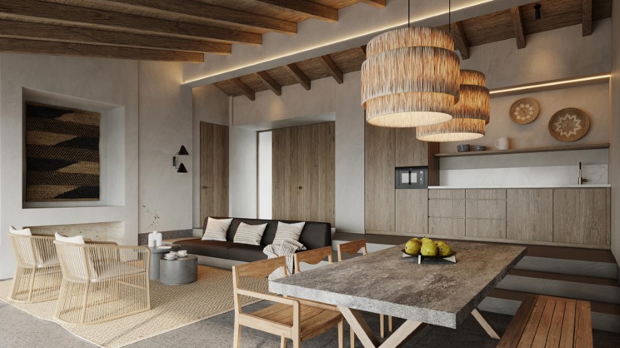 C1 3 Bed Villa Lounge
