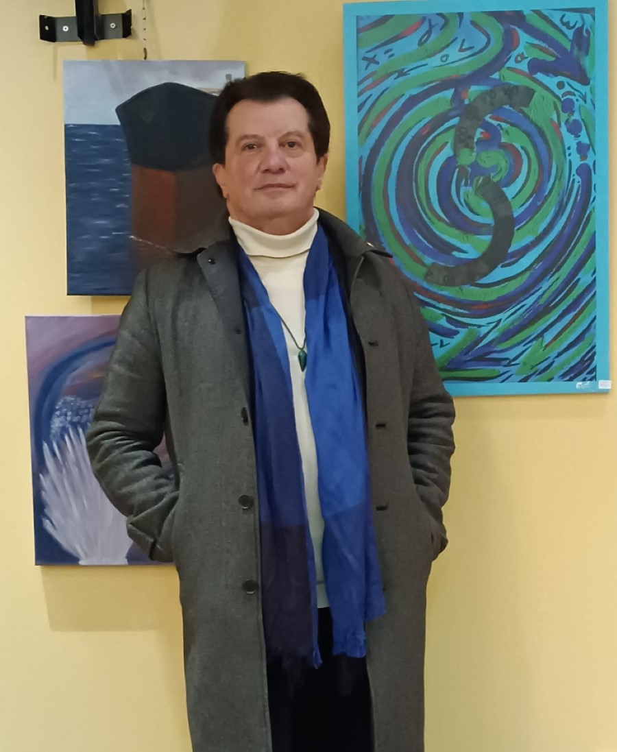 Ο Κ. ΕΥΑΓΓΕΛΑΤΟΣ ΜΕ ΕΡΓΟ ΤΟΥ ΣΤΟ ΜΟΥΣΕΙΟ ΕΘΝΙΚΗΣ ΑΝΤΙΣΤΑΣΗΣ Δ. ΗΛΙΟΥΠΟΛΗΣ