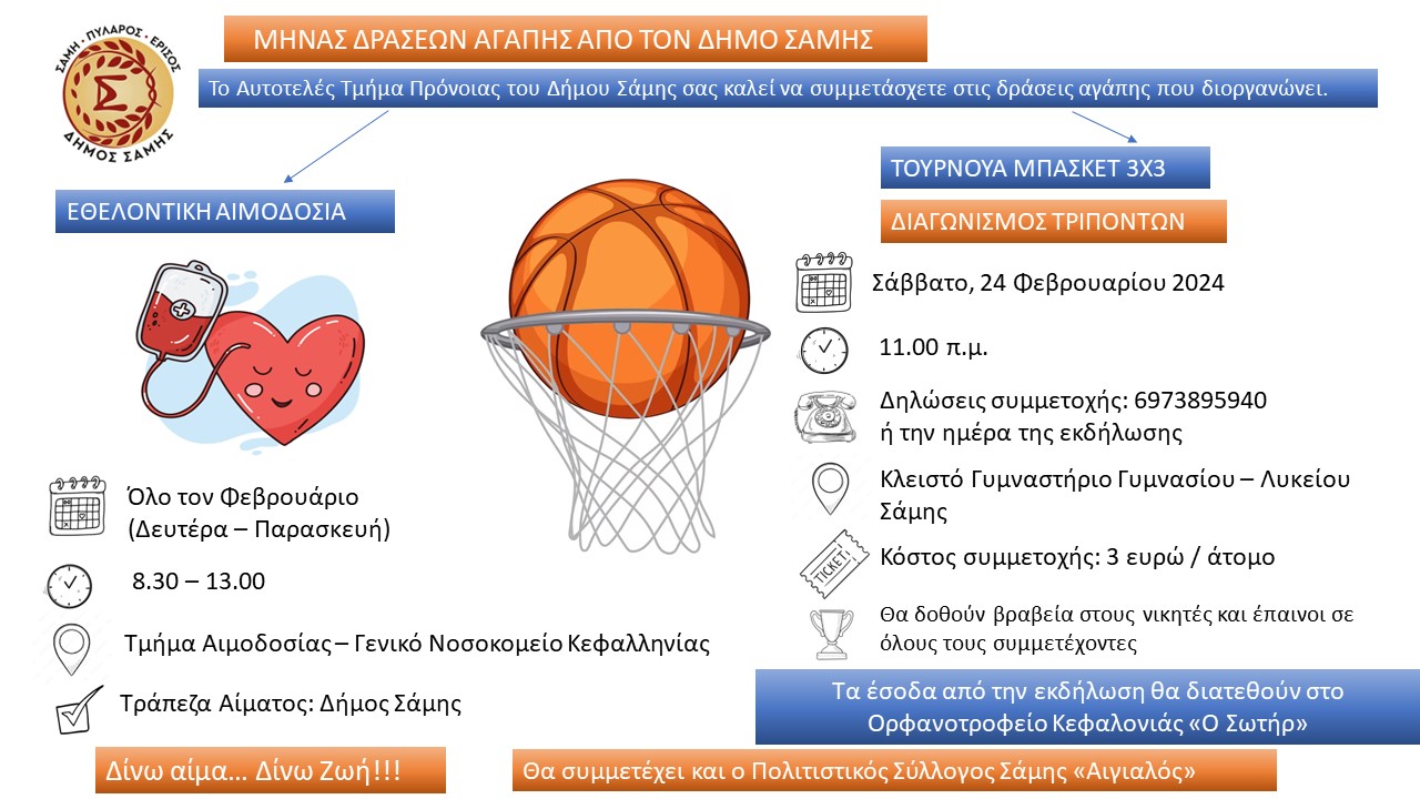 Αφίσα Μήνας Δράσεων Αγάπης