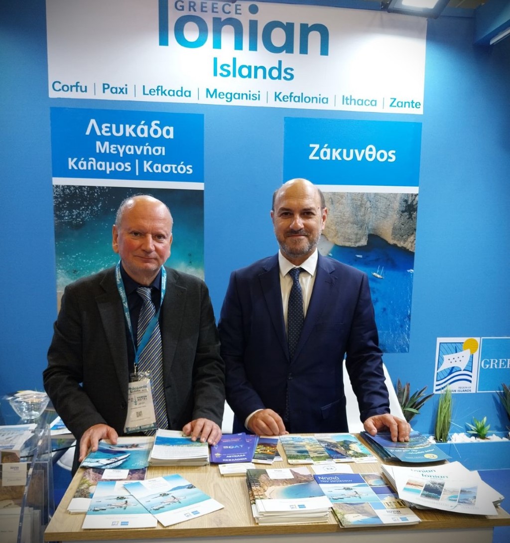 ΠΑΡΟΥΣΙΑ ΤΗΣ ΠΕΡΙΦΕΡΕΙΑΣ ΙΟΝΙΩΝ ΝΗΣΩΝ ΣΤΗ ΔΙΕΘΝΗ ΕΚΘΕΣΗ ΤΟΥΡΙΣΜΟΥ ΤΗΣ ΘΕΣΣΑΛΟΝΙΚΗΣ