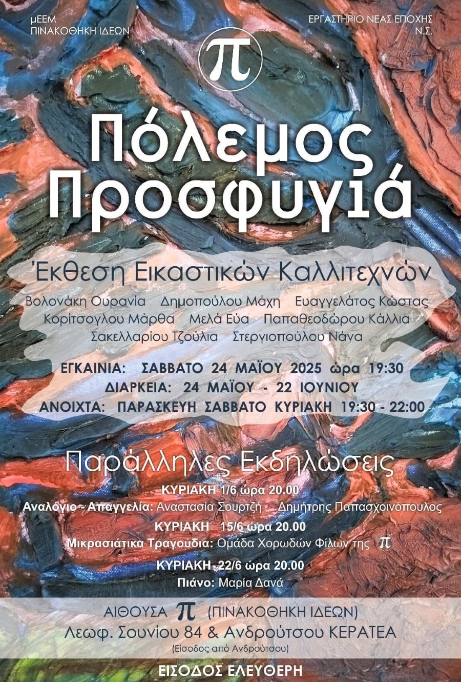 ΕΚΘΕΣΗ ΠΟΛΕΜΟΣ ΠΡΟΣΦΥΓΙΑ 2025