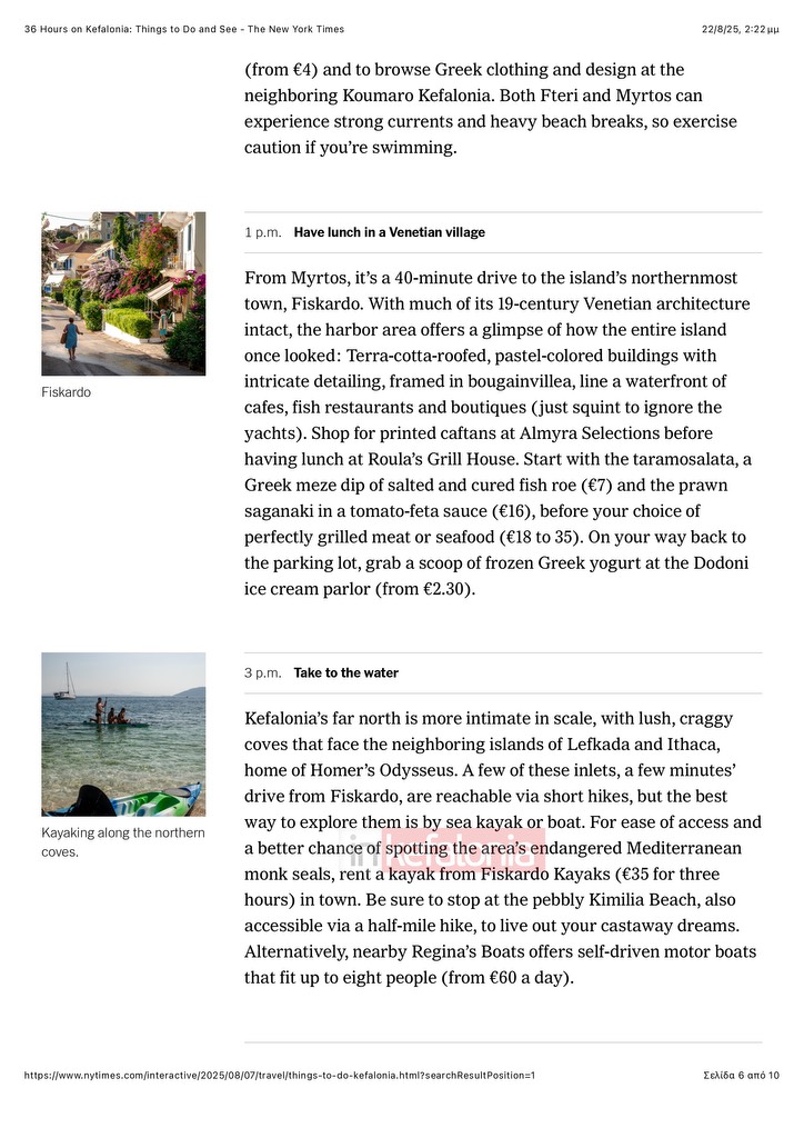 36 Hours on Kefalonia Things to Do and See The New York Times page 0006