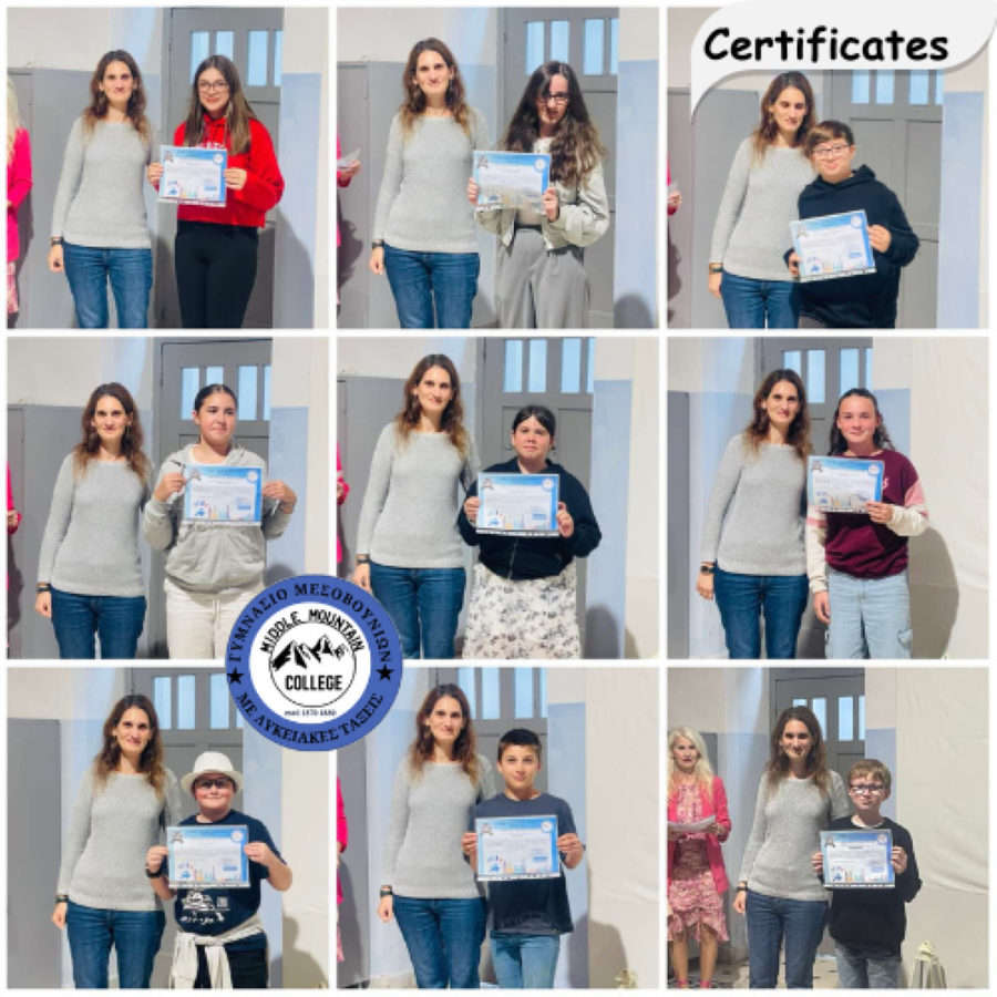 CERTIFICATES 1
