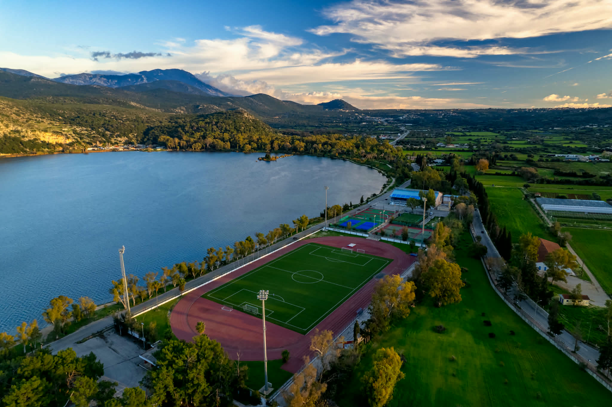 panoramic Argostoli stadium