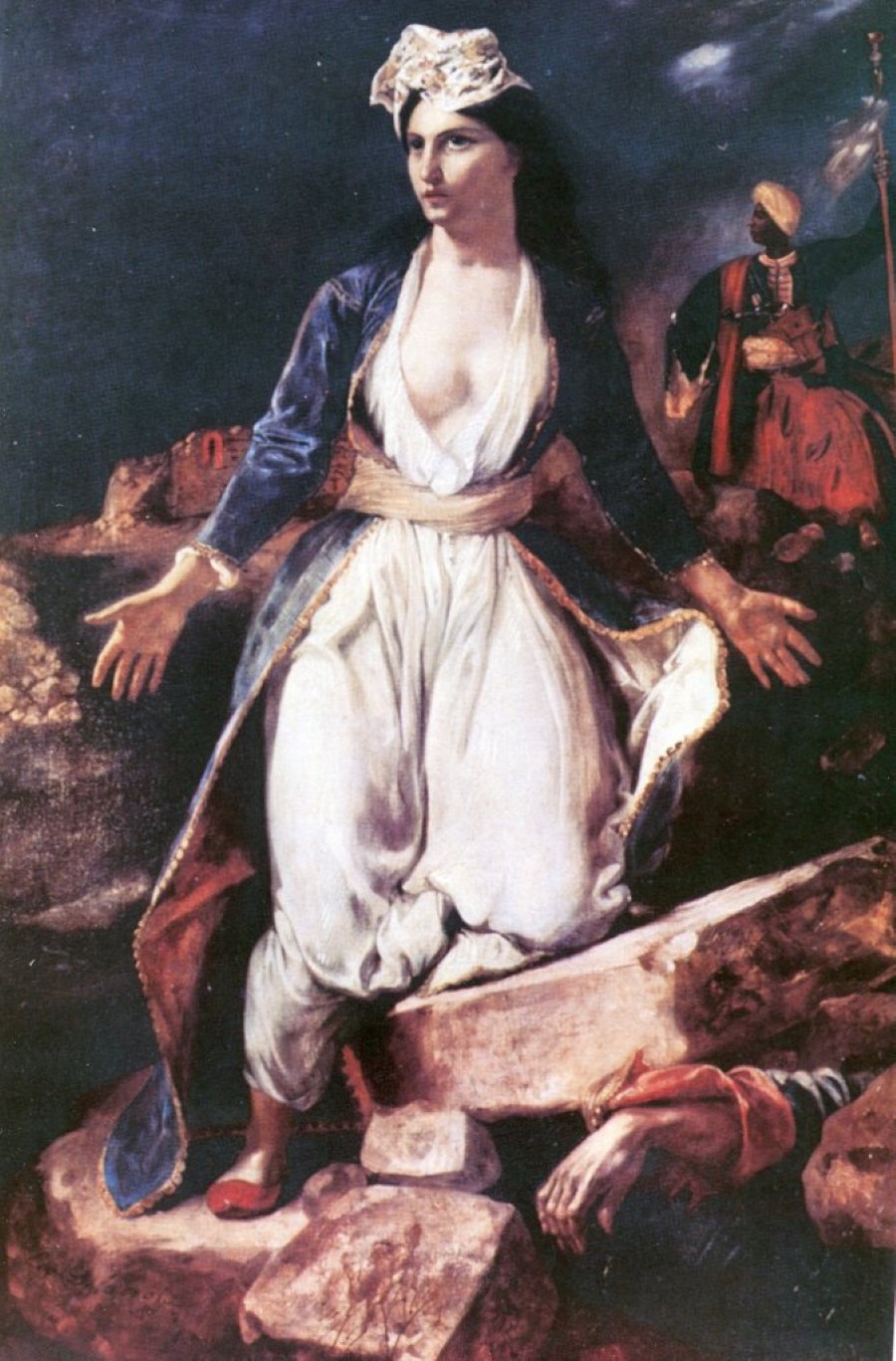 EUGENE DELACROIX Η Ελλάδα στα ερείπια του Μεσολογγίουjpg