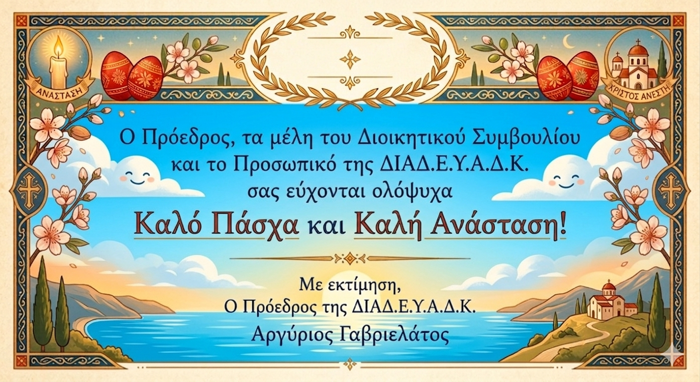 ΕΥΧΕΣ ΔΙΑΔ.Ε.Υ.Α.Δ.Κ
