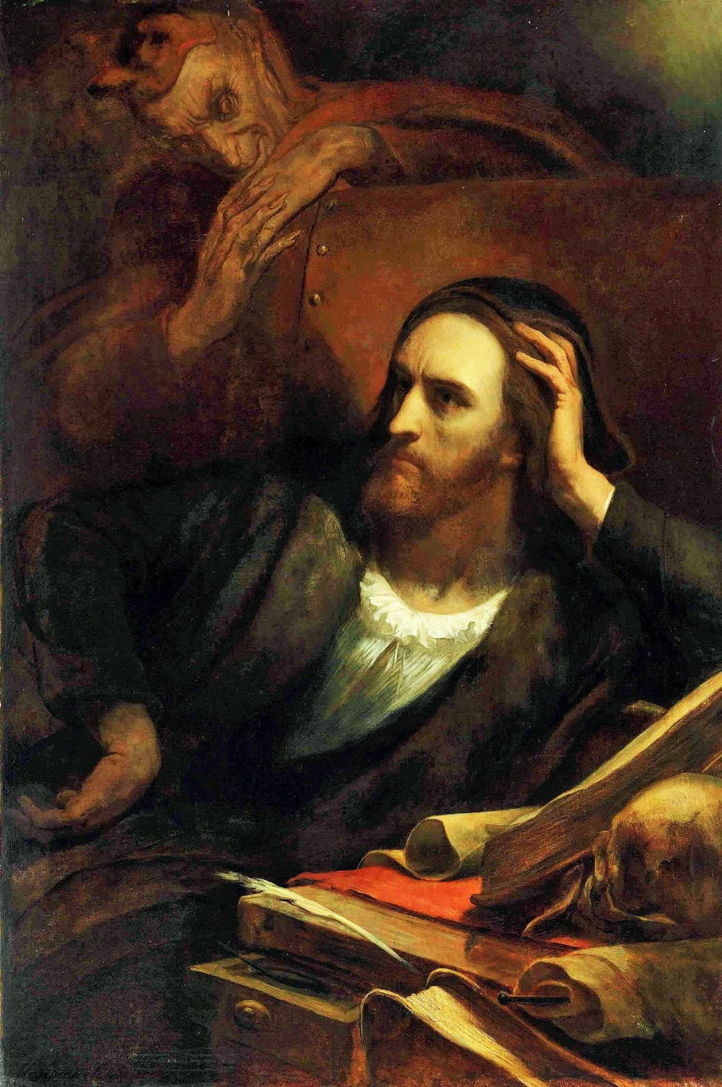 Ary Scheffer1795 1858FaustINhisStudy