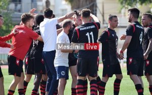 Μπαράζ ανόδου στην Γ&#039; Εθνική: &quot;Τσίμπησε&quot; βαθμό ο Παλληξουριακός, 1-1 στην Καλαμάτα με τον Πανθουριακό (εικόνες)