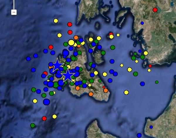 Στο χορό των ρίχτερ συνεχίζει να κινείται η Κεφαλονιά- Συνεχείς οι μετασεισμοί