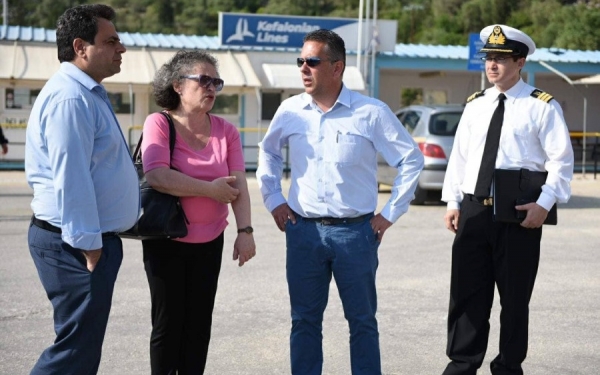 Περιοδεία Υφ/γού Ναυτιλίας & Νησιωτικής Πολιτικής στην Ιθάκη (εικόνες)