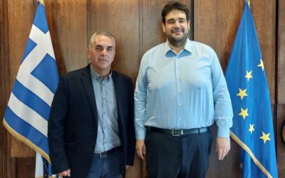 Ο Δήμαρχος Ιθάκης συναντήθηκε με τον Υπουργό Εσωτερικών για σημαντικά έργα στο νησί