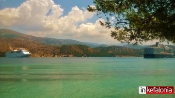 Ομορφο σκηνικό στο Αργοστόλι...