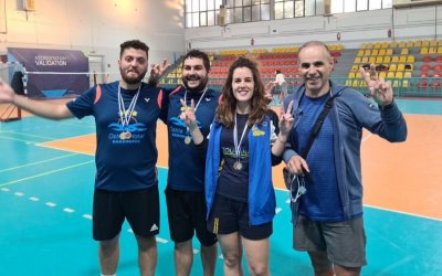 Badminton: Ένα ασημένιο και ένα χάλκινο για τον «Αίνο» στο περιφερειακό στην Πάτρα