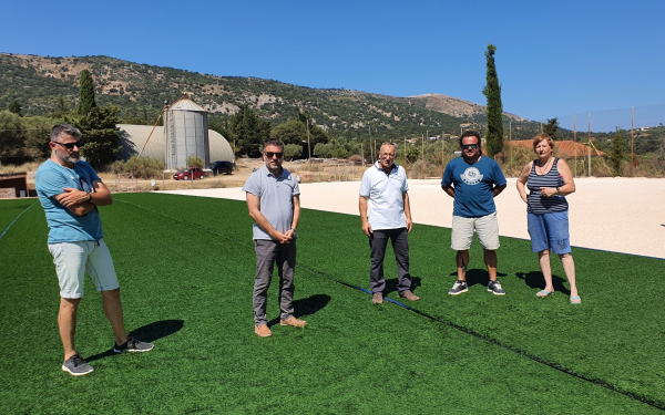 Αλλάζει όψη το γήπεδο των Μακρυώτικων στην Πύλαρο (εικόνες)