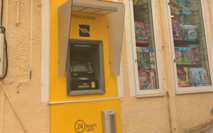 Νέο ATM της Τράπεζας Πειραιώς στο κέντρο του Αργοστολίου
