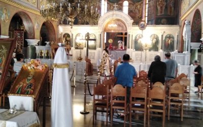 Πανηγυρικός Εορτασμός Αγίου Παναγή Μπασιά στον Πειραιά