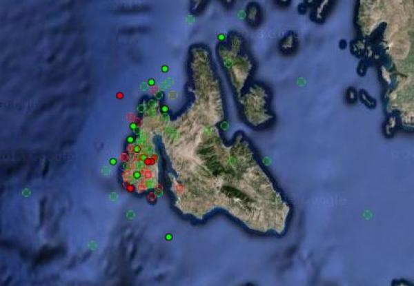 Σείεται ακόμα η Κεφαλονιά - Τρεις μετασεισμοί πάνω απο 4 ρίχτερ