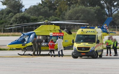 Επείγουσα αεροδιακομιδή από την Κεφαλονιά για σοβαρό καρδιολογικό περιστατικό