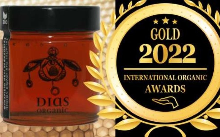 Χρυσό Βραβείο για το βιολογικό μέλι Κεφαλονιάς “DIAS”