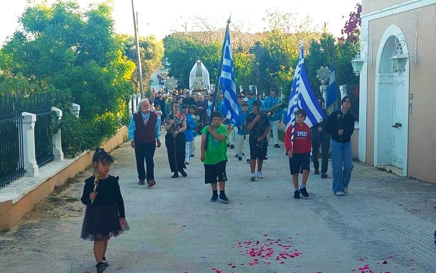 Η Λιτανεία της Νέας Δευτέρας της εικόνας της Ευαγγελίστριας στην Πεσσάδα