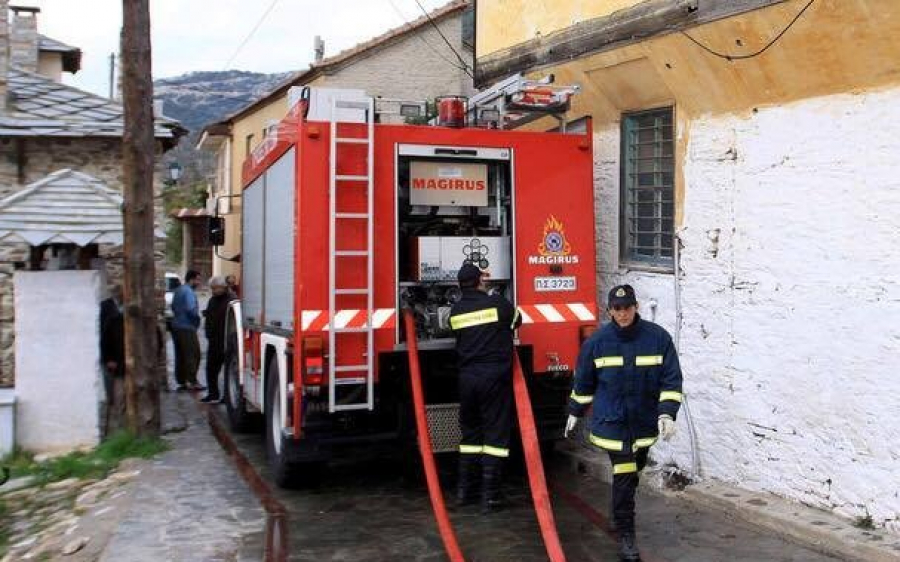 Κέρκυρα: Φωτιά σε όχημα χρηματαποστολής