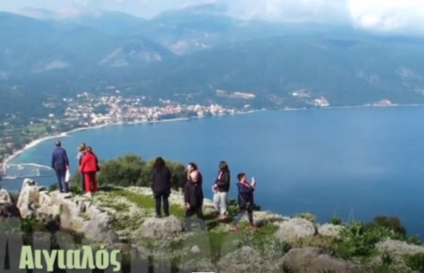 Πρώτη πεζοπορική διαδρομή Πολιτιστικού Συλλόγου Σάμης &quot;Αιγιαλός&quot; (video)